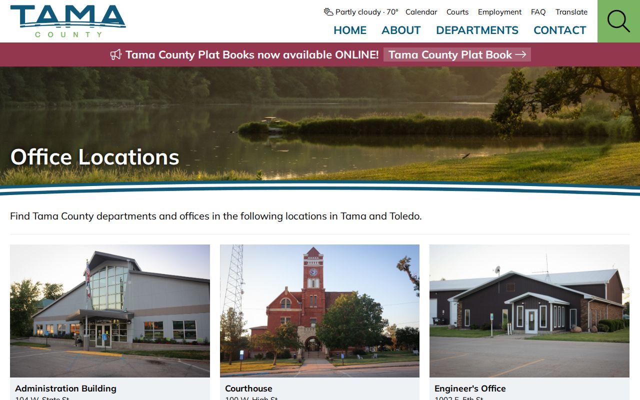 Tama County criminal records office locations