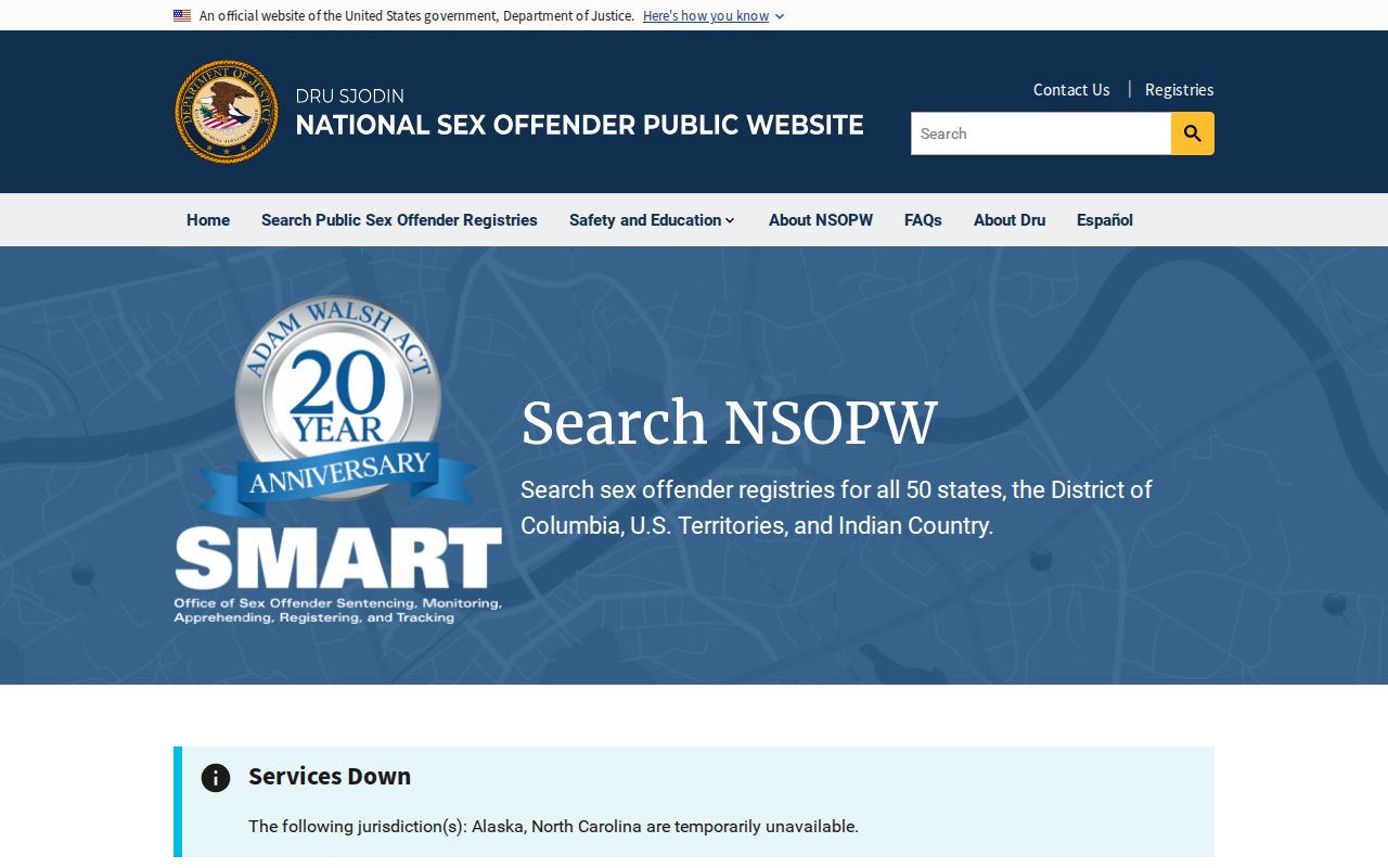 NSOPW cross-state layer for Tama County sex offender records